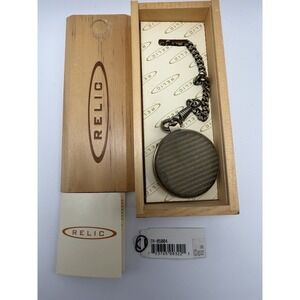 Relic Pocket Watch‎ ZR-85004 New Battery 43MM
